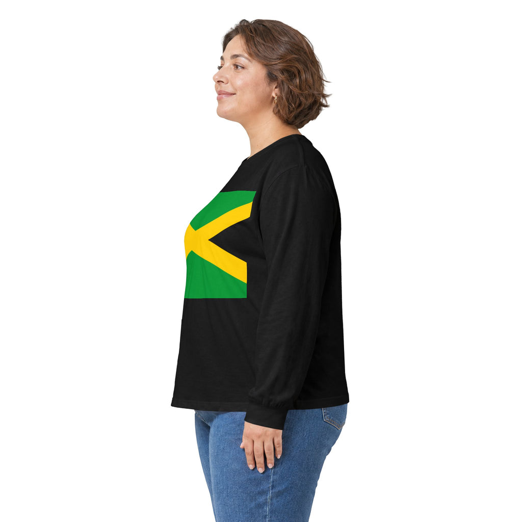 Jamaica Flag Long Sleeve Tee