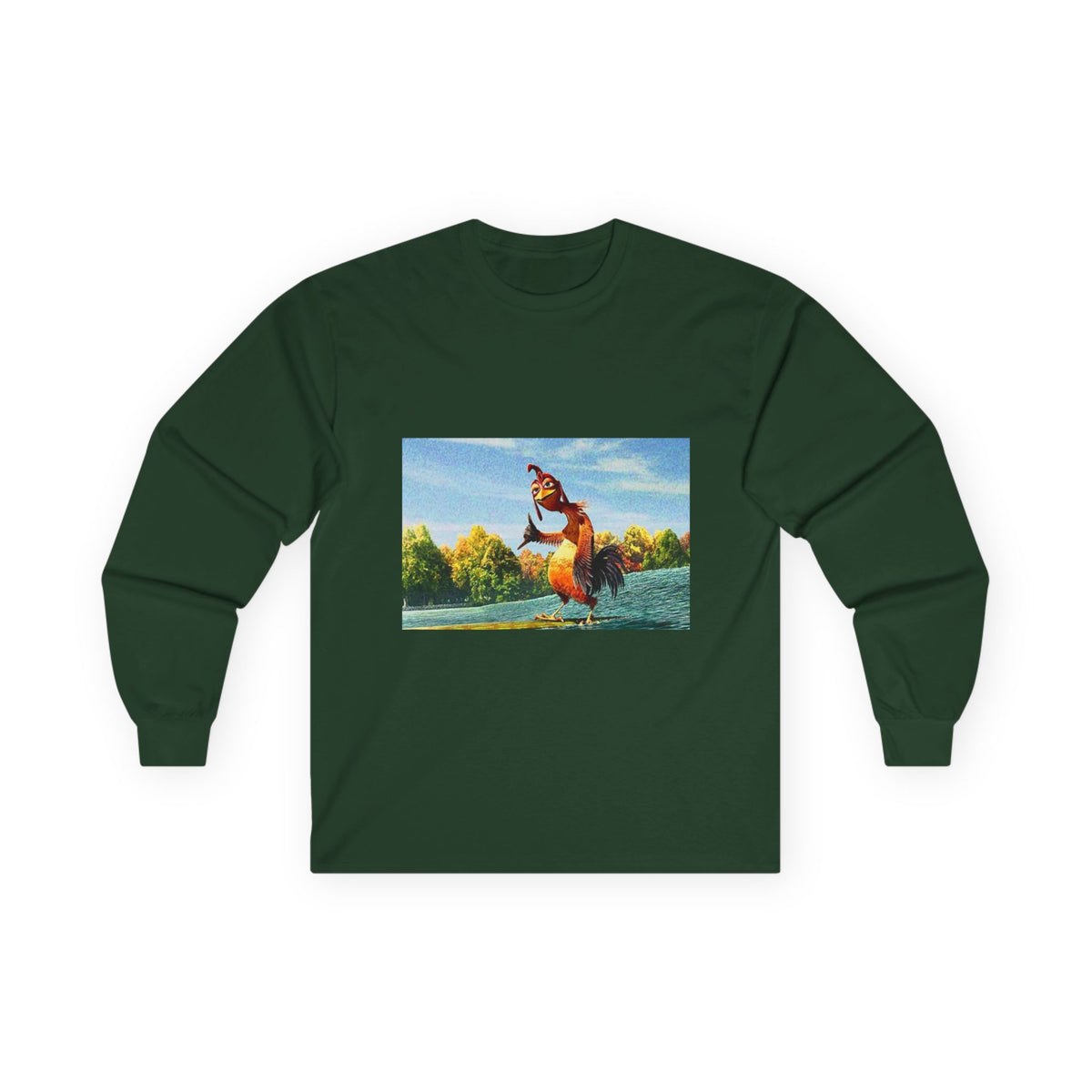 Retro Surfer Fox Long Sleeve Tee