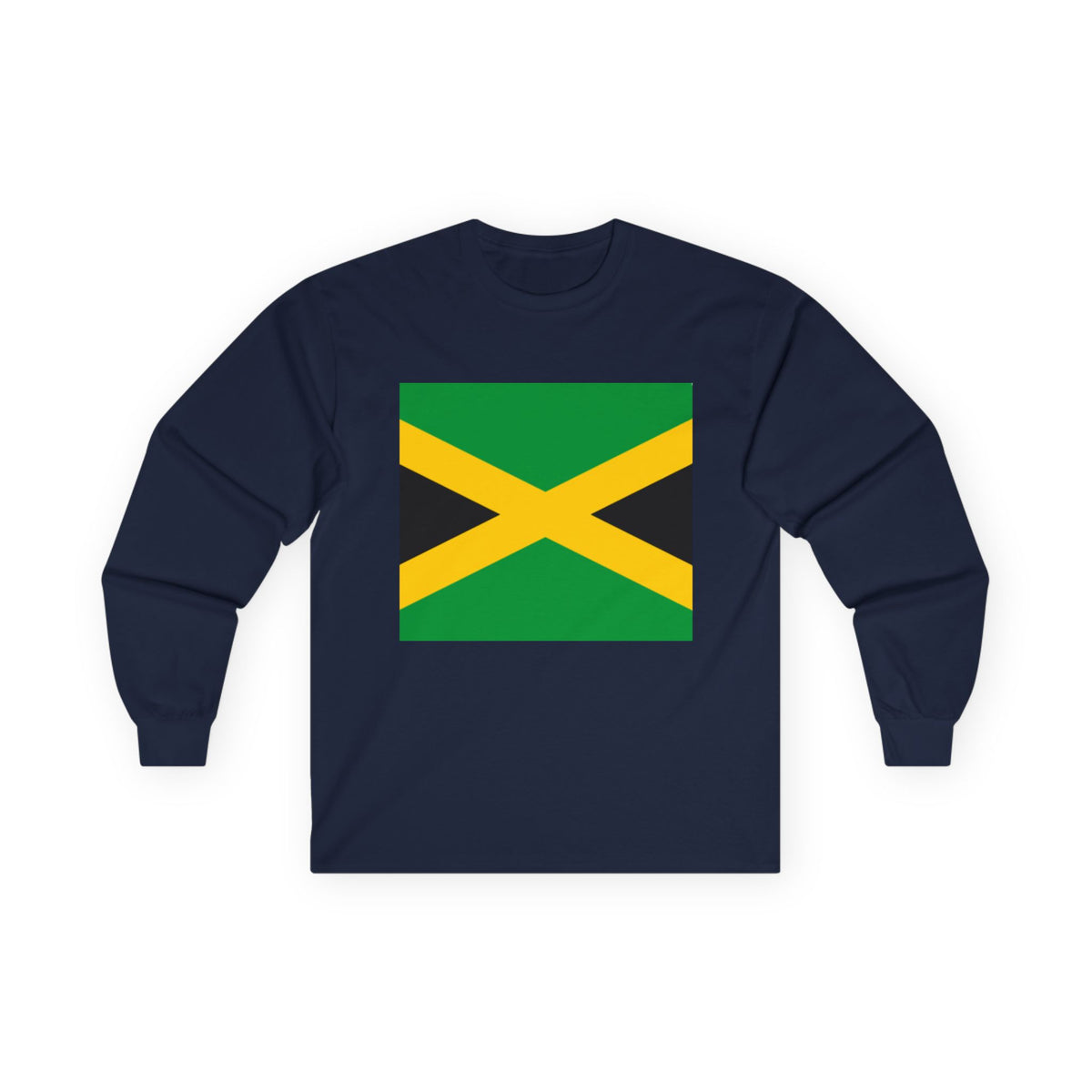 Jamaica Flag Long Sleeve Tee