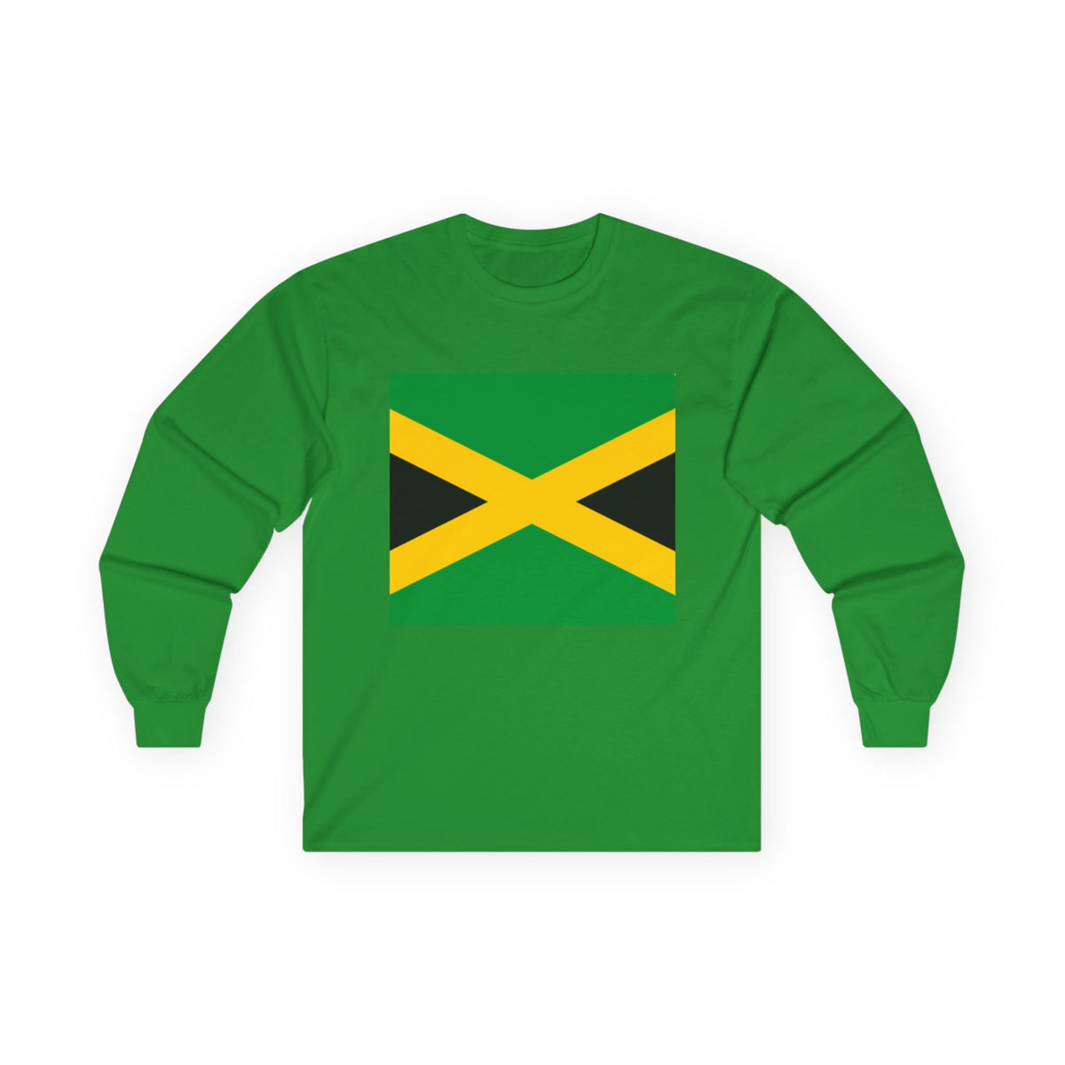 Jamaica Flag Long Sleeve Tee