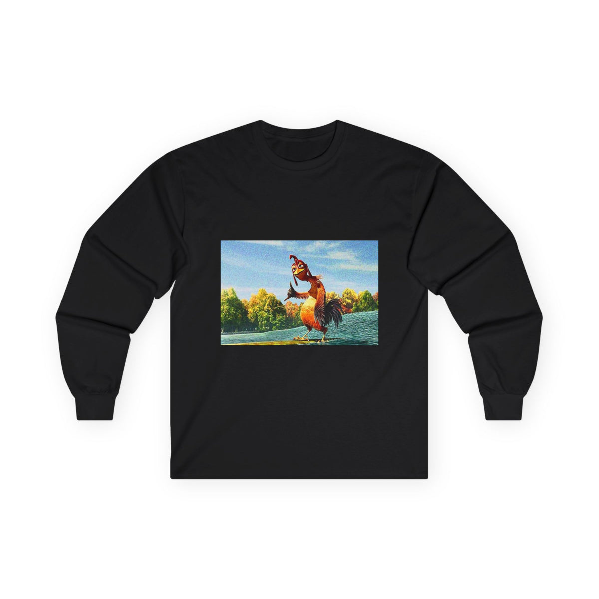 Retro Surfer Fox Long Sleeve Tee