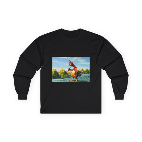 Chicken Joe Surfer Long Sleeve Tee – Retro Movie Graphic Shirt