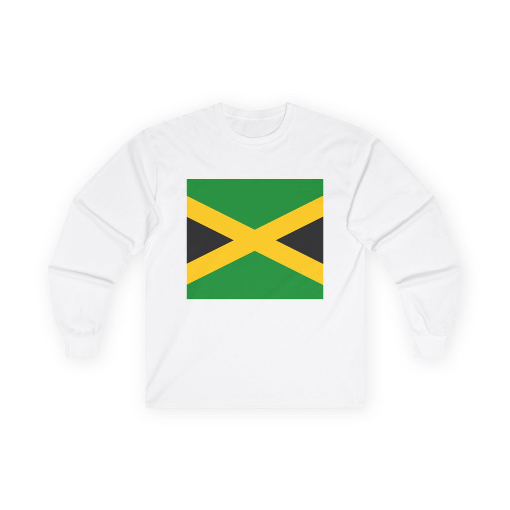 Jamaica Flag Long Sleeve Tee