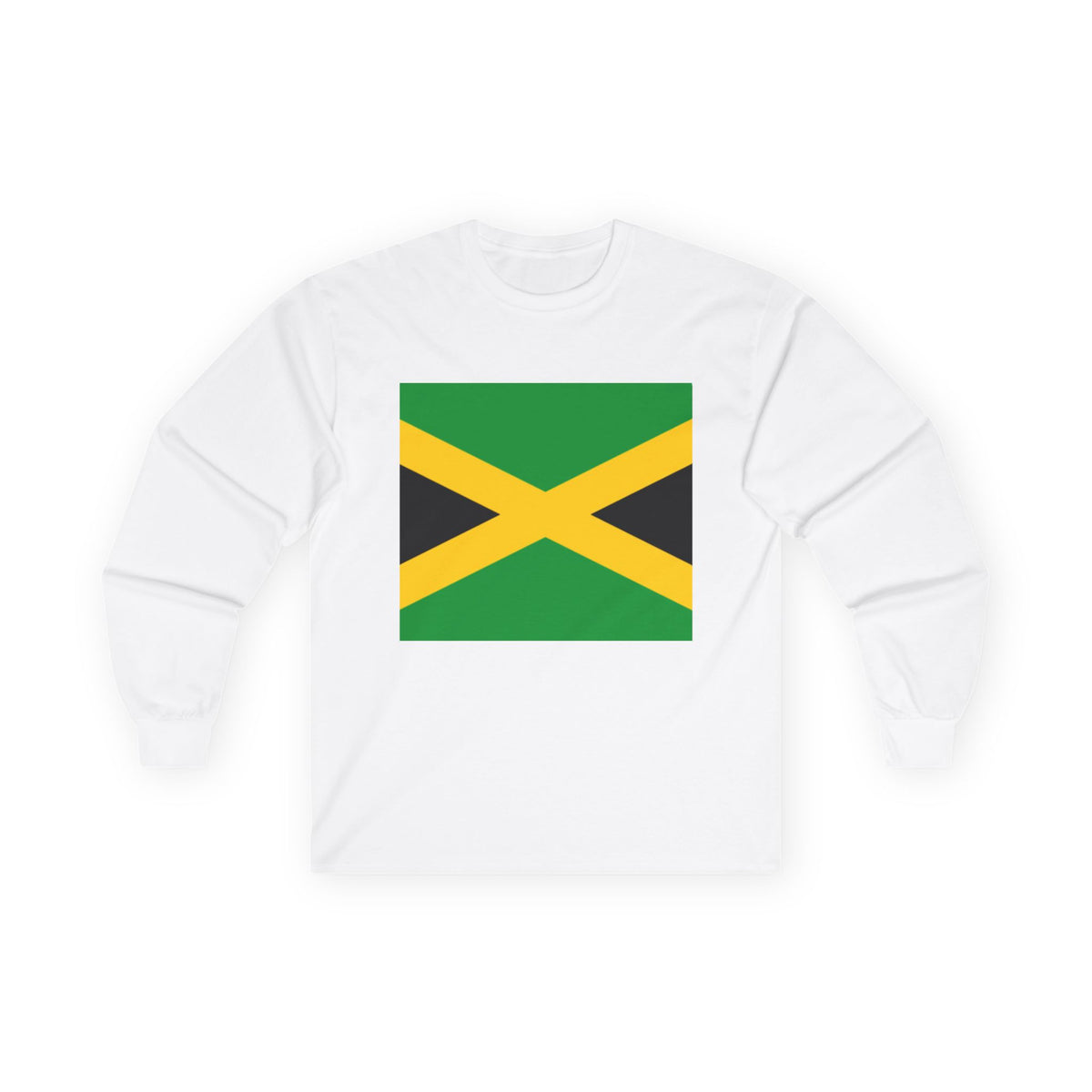 Jamaica Flag Long Sleeve Tee