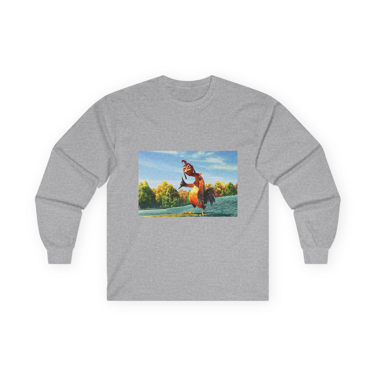 Retro Surfer Fox Long Sleeve Tee