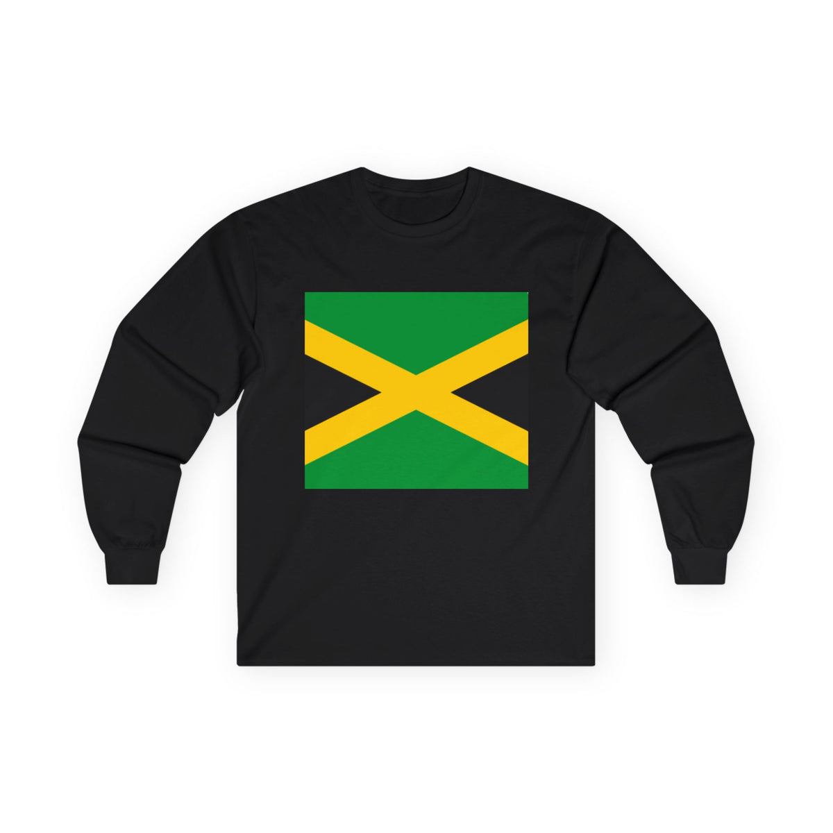 Jamaica Flag Long Sleeve Tee
