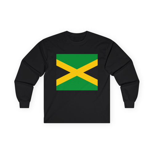 Jamaica Flag Long Sleeve Tee