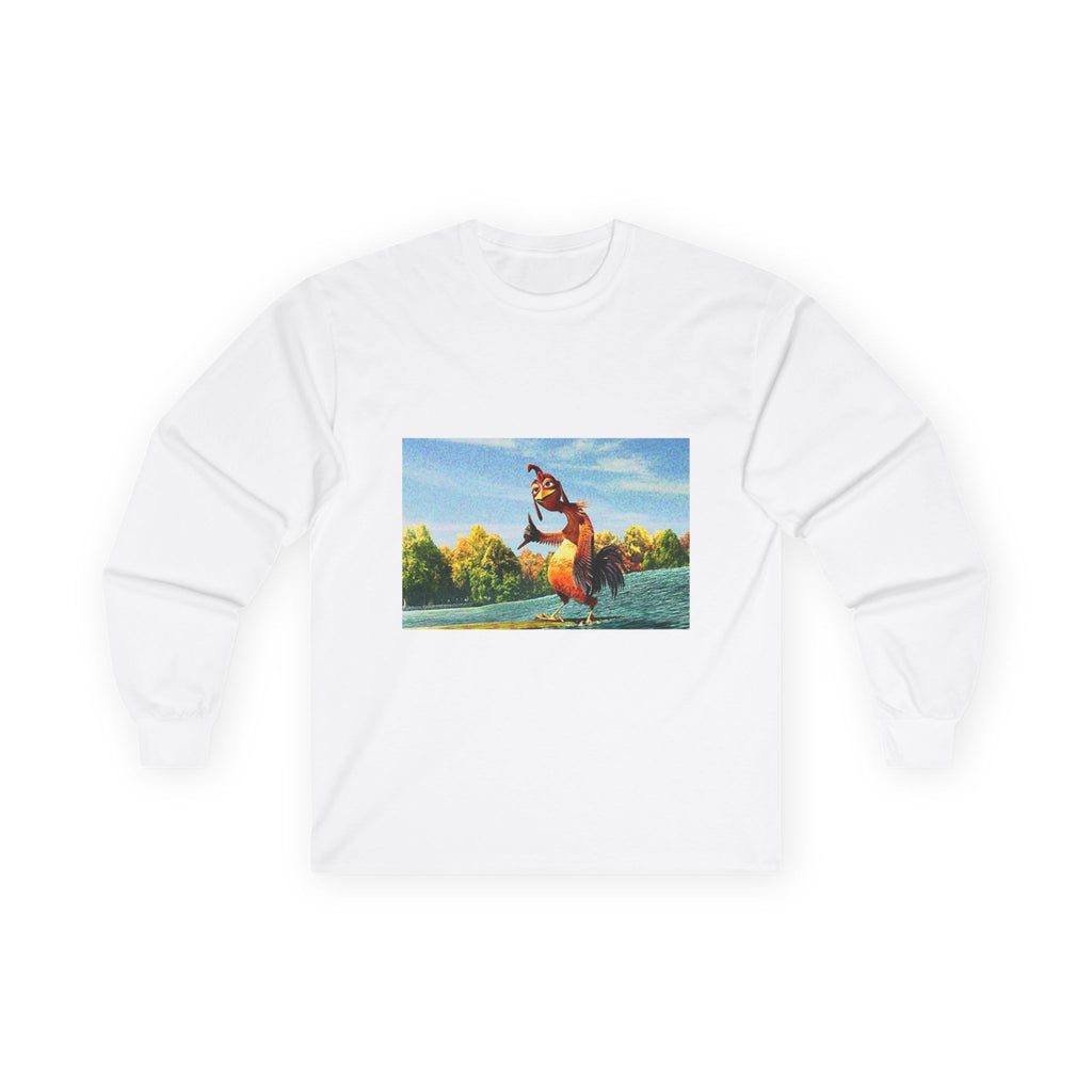 Retro Surfer Fox Long Sleeve Tee