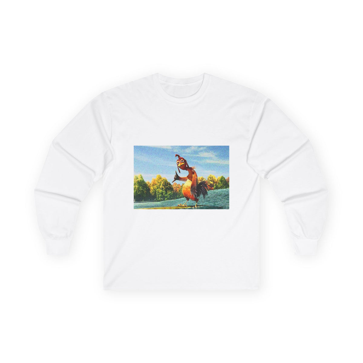 Retro Surfer Fox Long Sleeve Tee