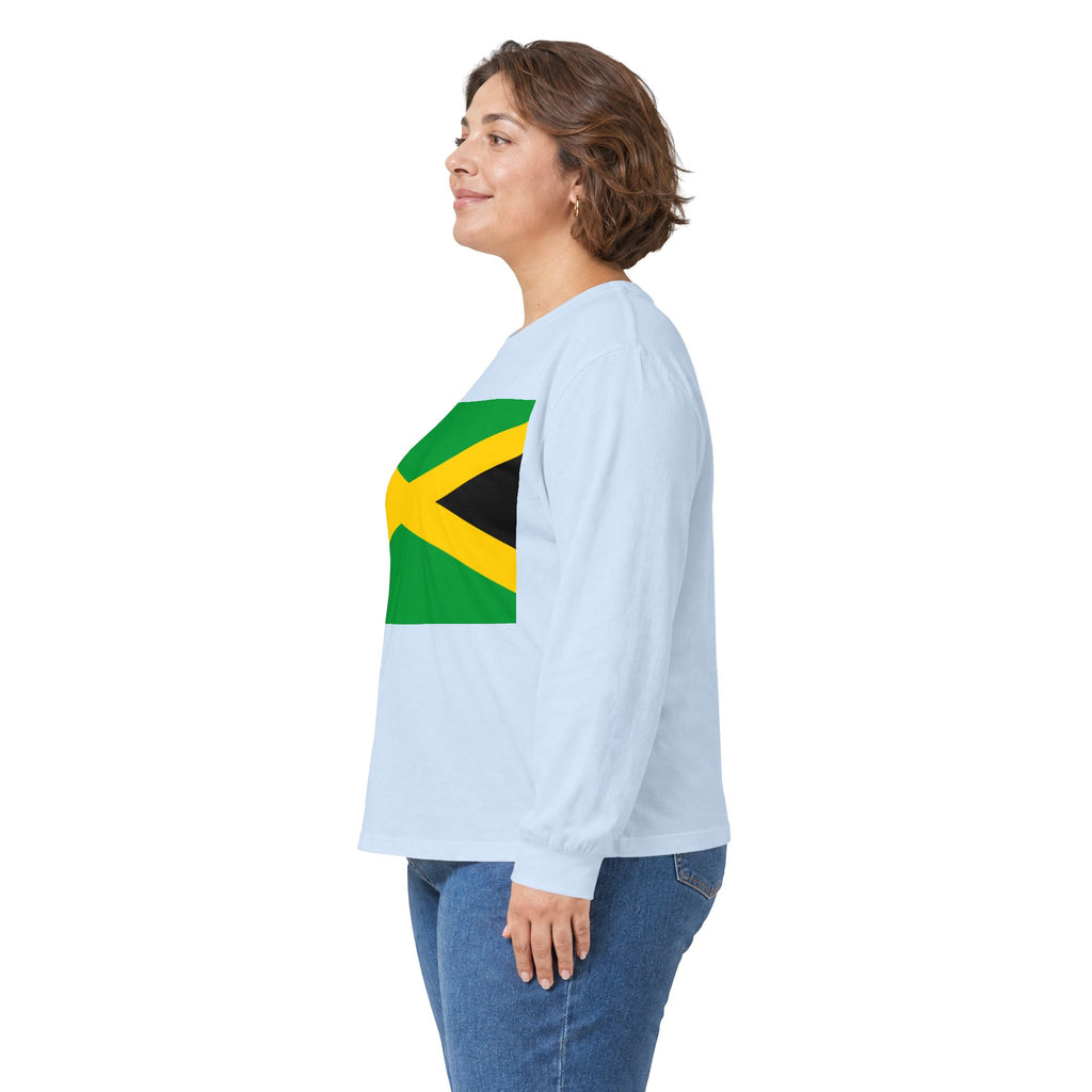 Jamaica Flag Long Sleeve Tee