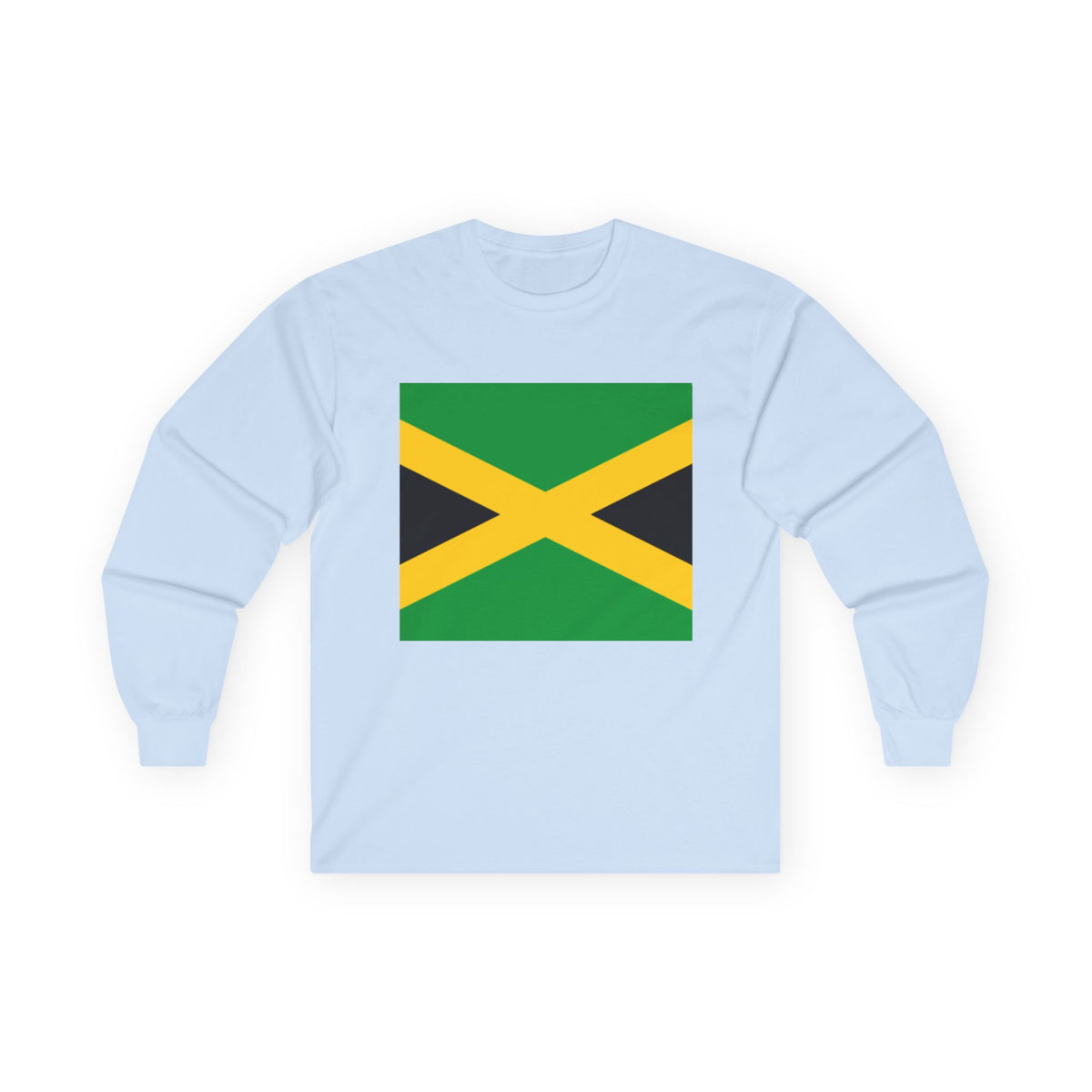 Jamaica Flag Long Sleeve Tee