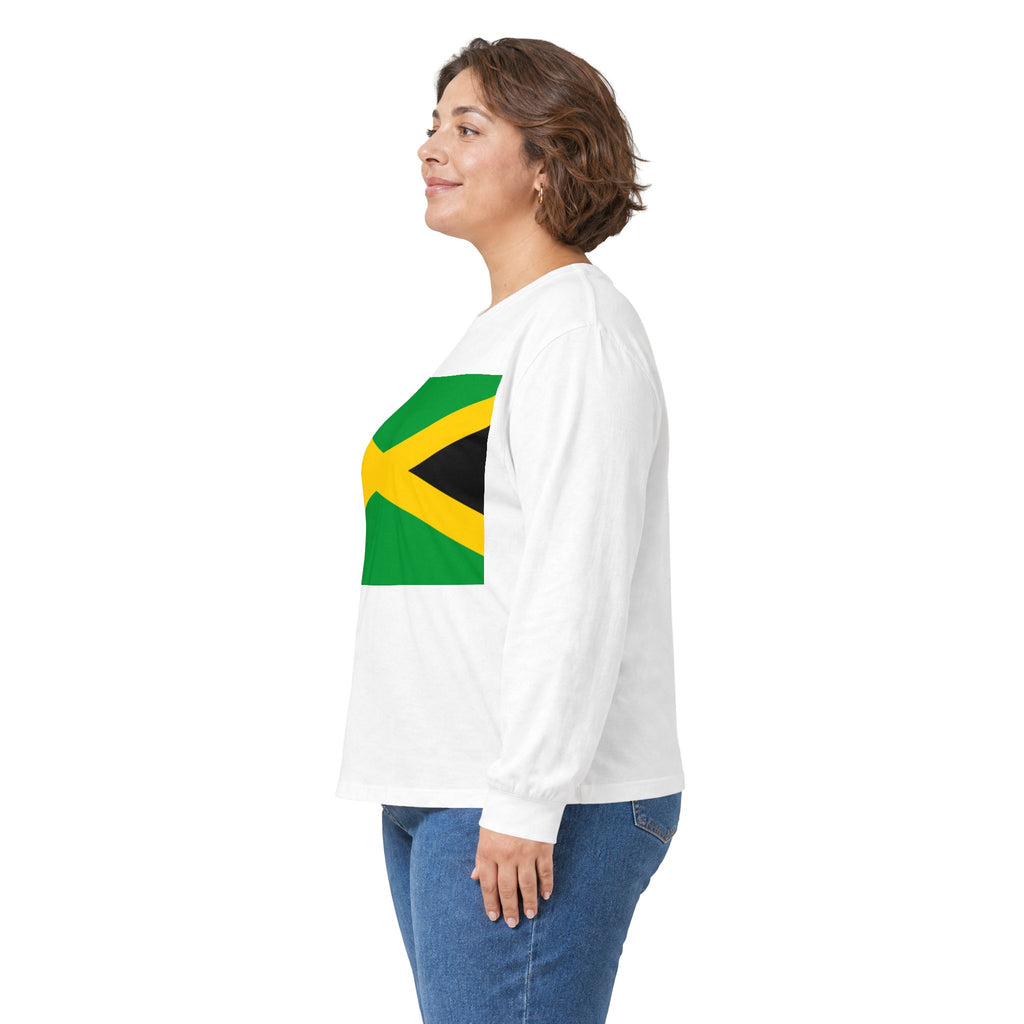 Jamaica Flag Long Sleeve Tee