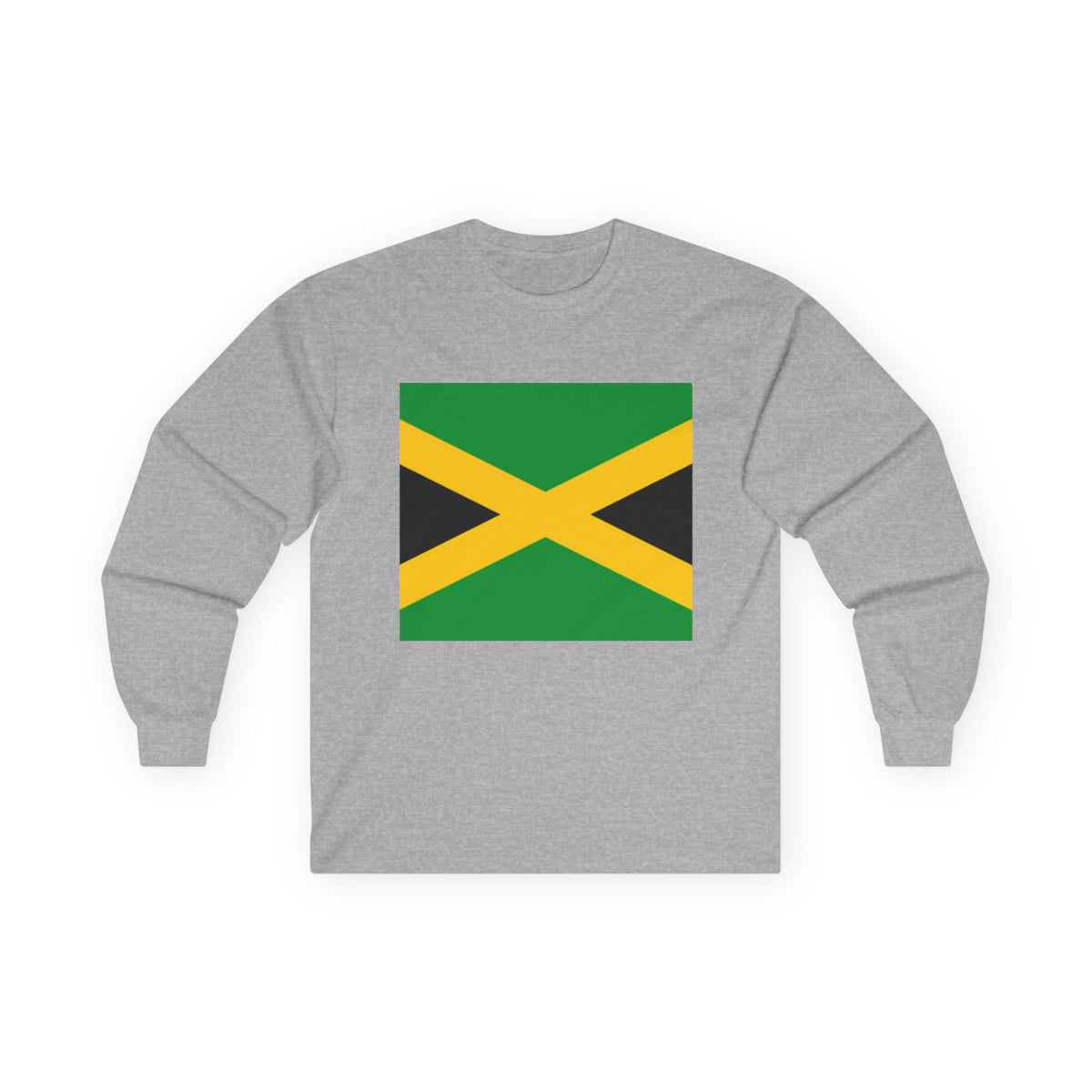 Jamaica Flag Long Sleeve Tee